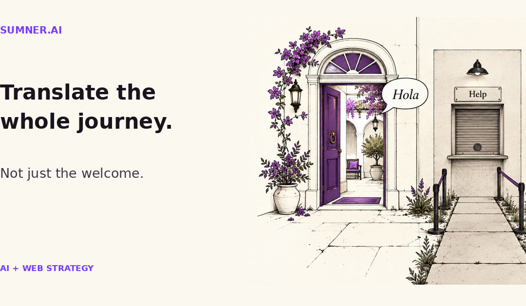 AI website translation: Finish the customer journey