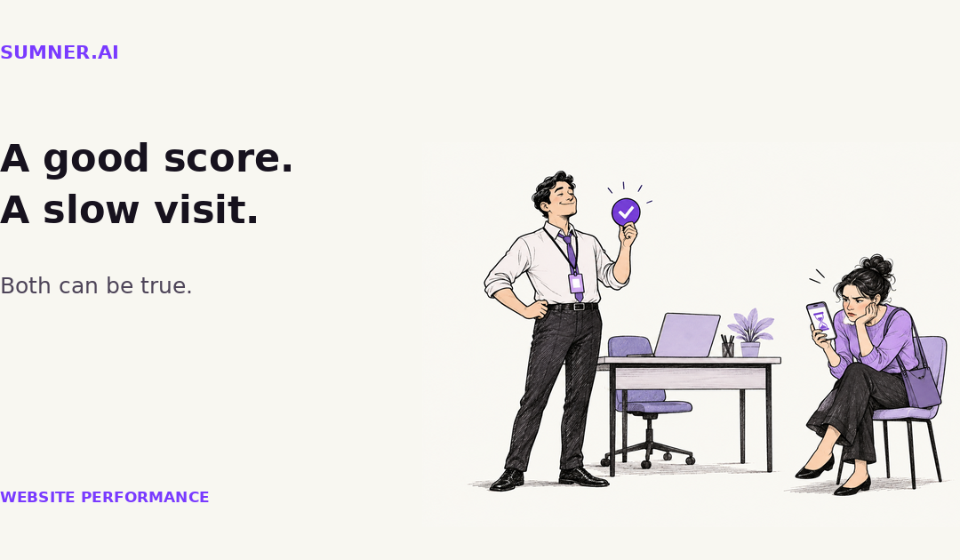 PageSpeed scores: Test results are not customer results