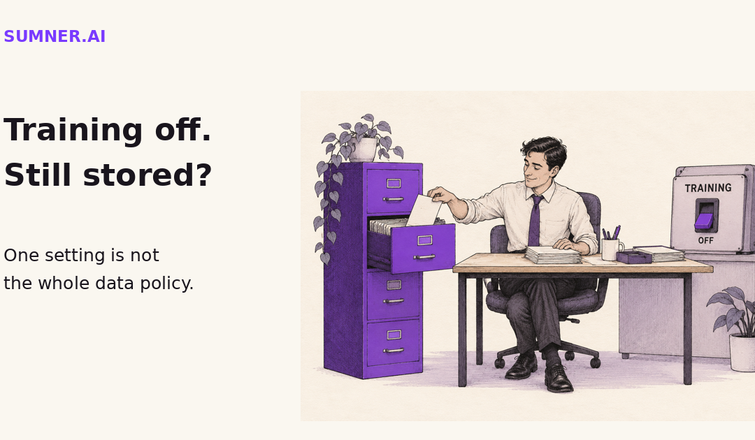 AI training opt-out is not a data retention policy