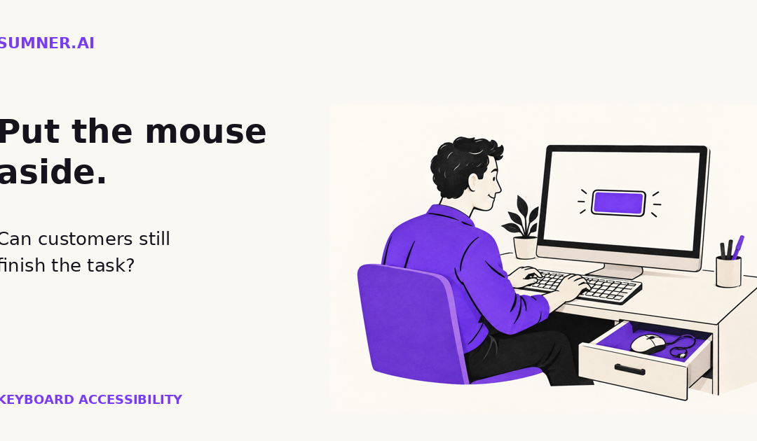 Keyboard accessibility: Test beyond the mouse