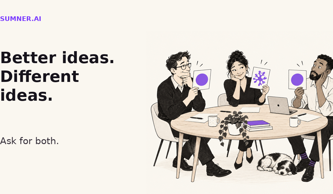 AI Brainstorming: Keep Your Starting Ideas Different