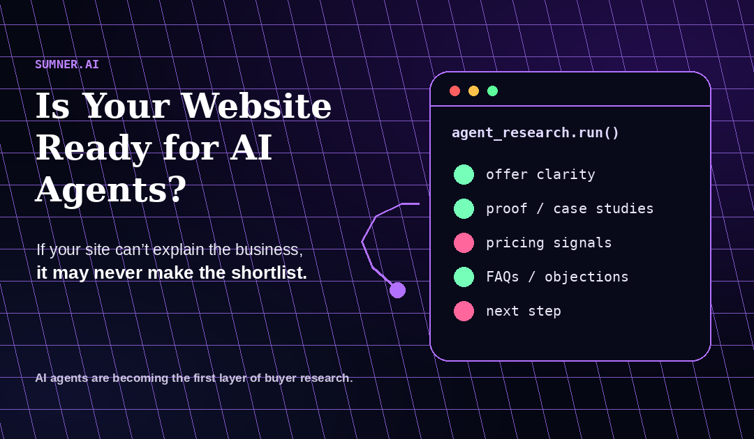Is Your Website Ready for AI Agents?