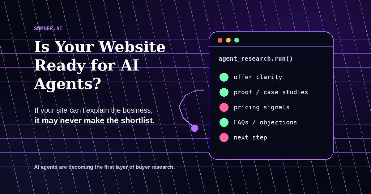 Is Your Website Ready for AI Agents?