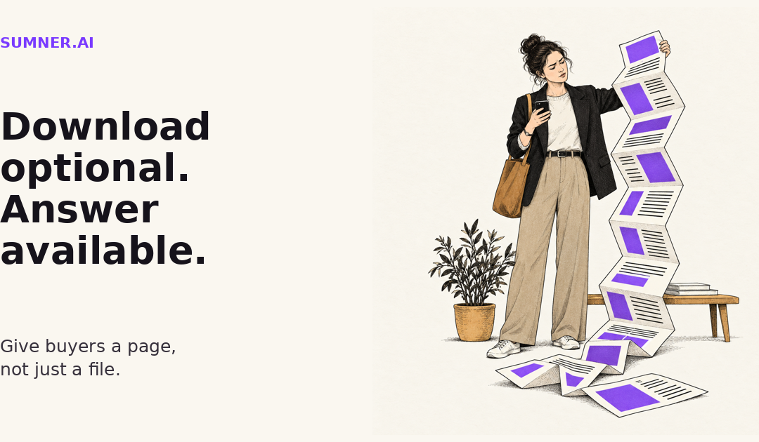 PDF vs. HTML: Give Buyers a Page, Not Just a File