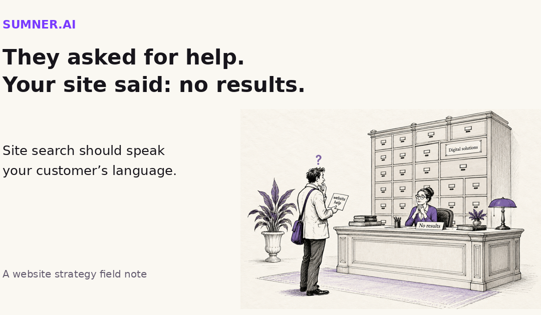 Site search: Stop sending buyers to dead ends